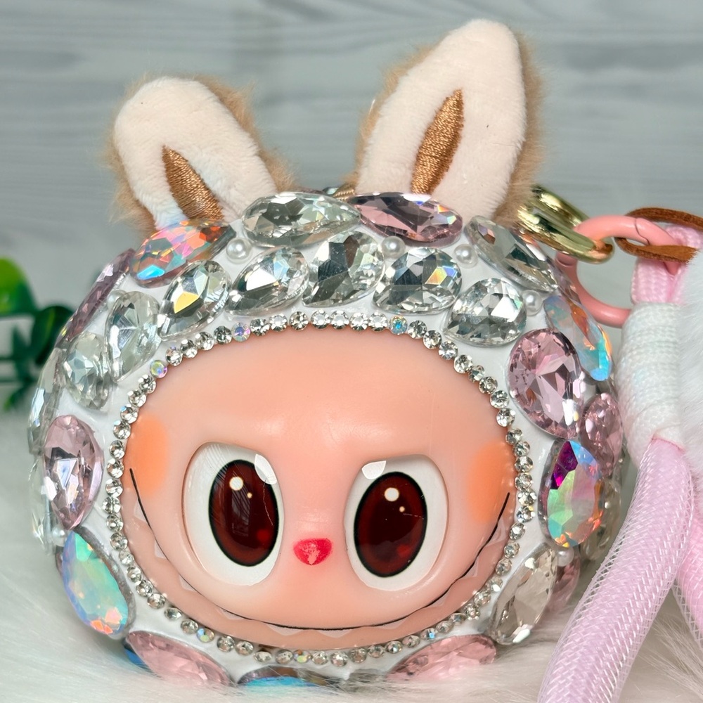 Sparkling Crystal & Plush‎ Labubu Keychain/Bag Charm
